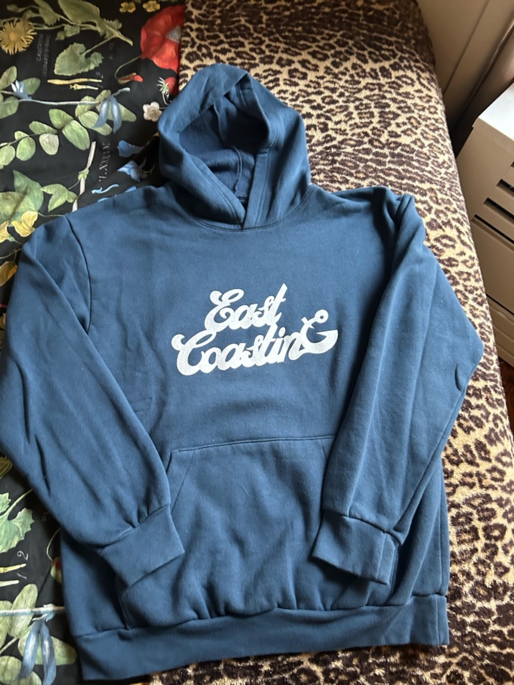 American Apparel- East Coast Blue Pullover Hoodie